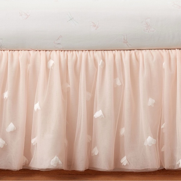Monique Lhuillier Ethereal Tulle Crib Skirt- from Pottery Barn Kids